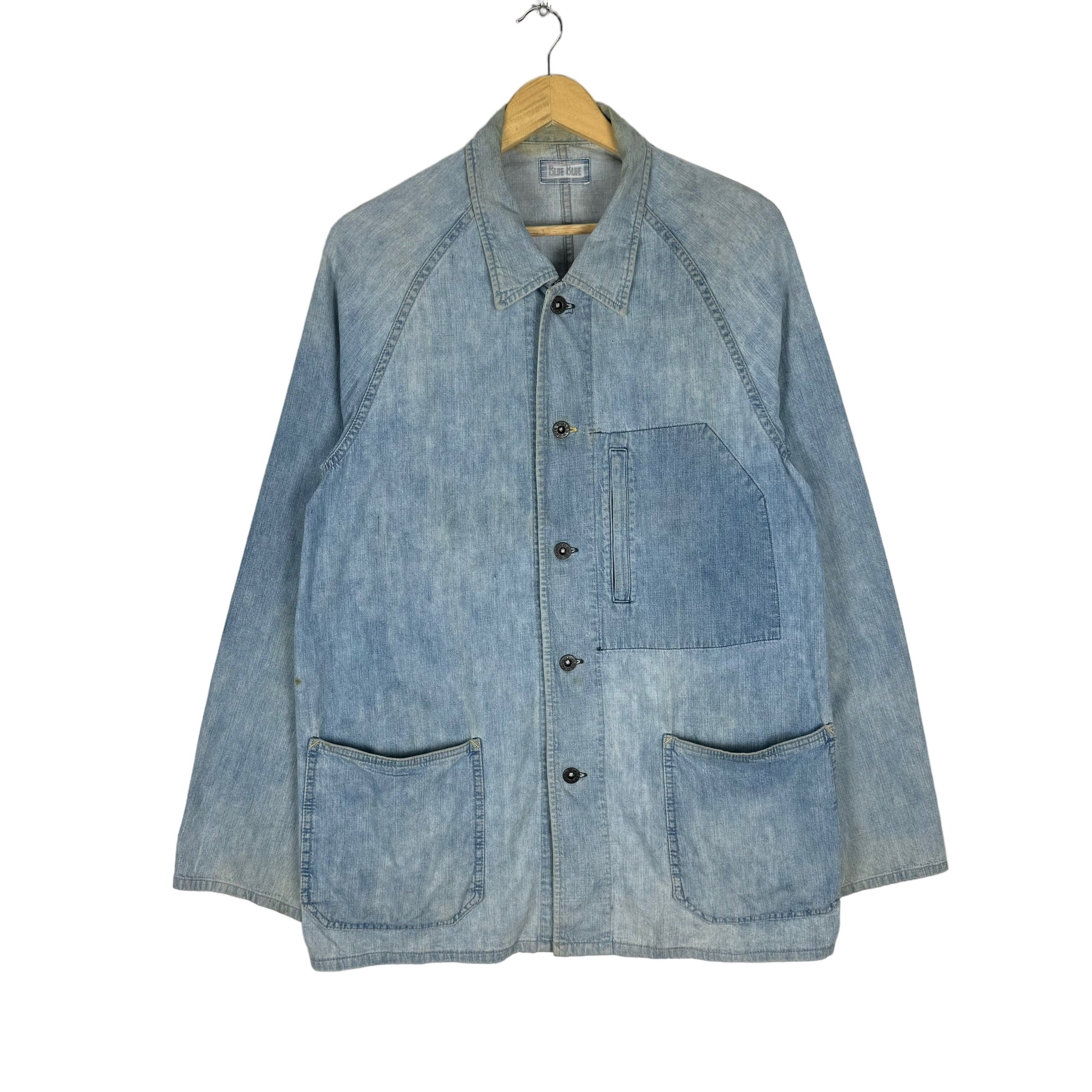 [LOW CLASSIC] / ☆ LC BACK POCKET NYLON JACKET / PALE BLUE Lc BACK POCKET NYLON JACKET_PALE BLUE - LOW CLASSIC