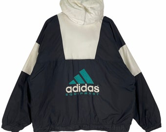 Vintage 90s Adidas Equipment Windbreaker Hoodie EQT Jacket Vintage 90s Adidas Equipment Windbreaker Hoodie EQT Jacket