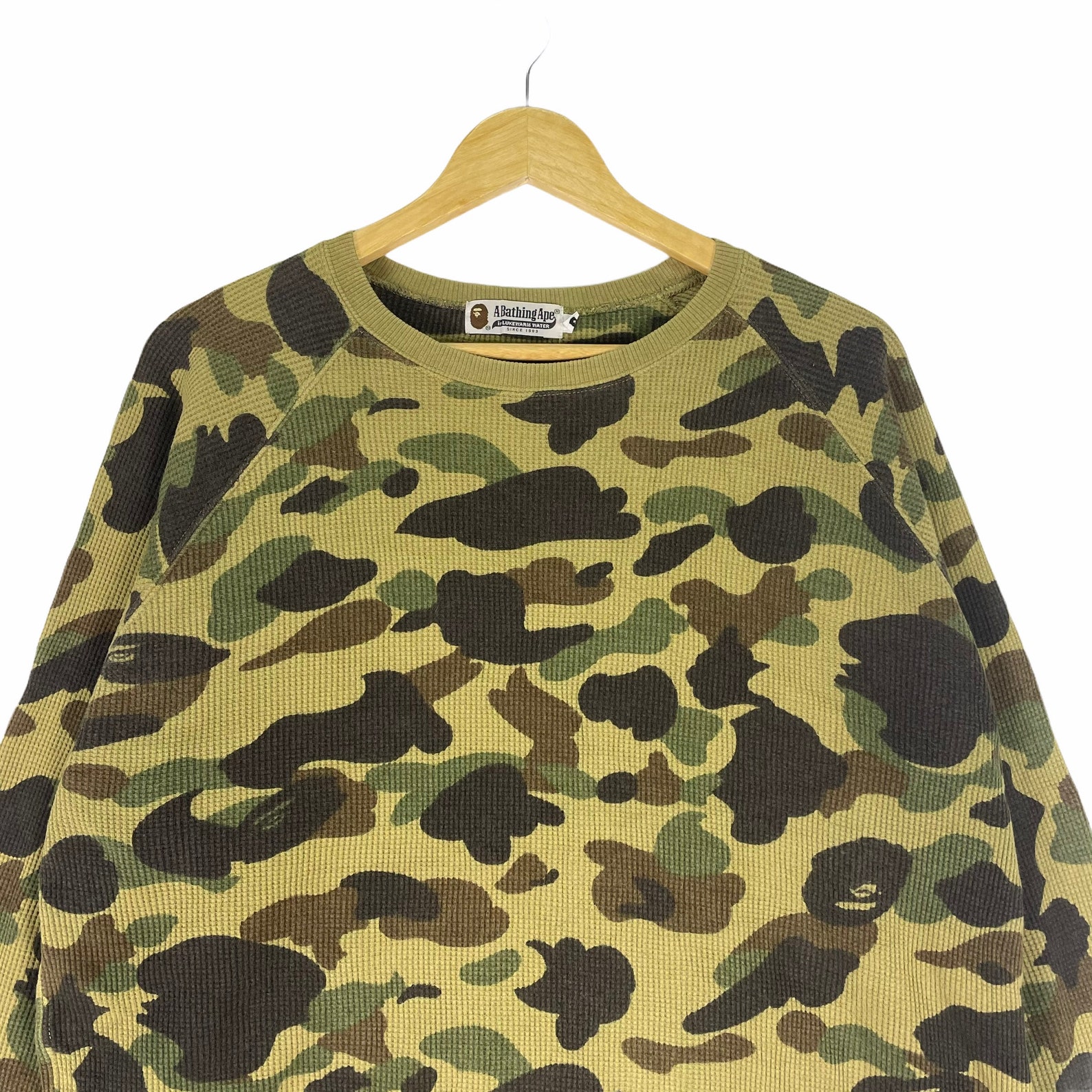 A Bathing Ape Sweatshirt Camouflage Bape Sweater Camo Japanese | Etsy