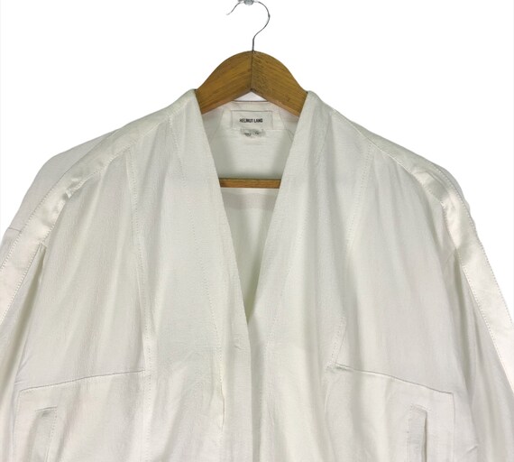 Buy HELMUT LANG Women Rayon Fashion Jacket White Colour Size 