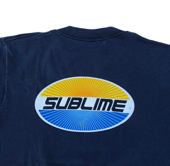 Vintage 90s Sublime T Shirts Spell Out American S… - image 2