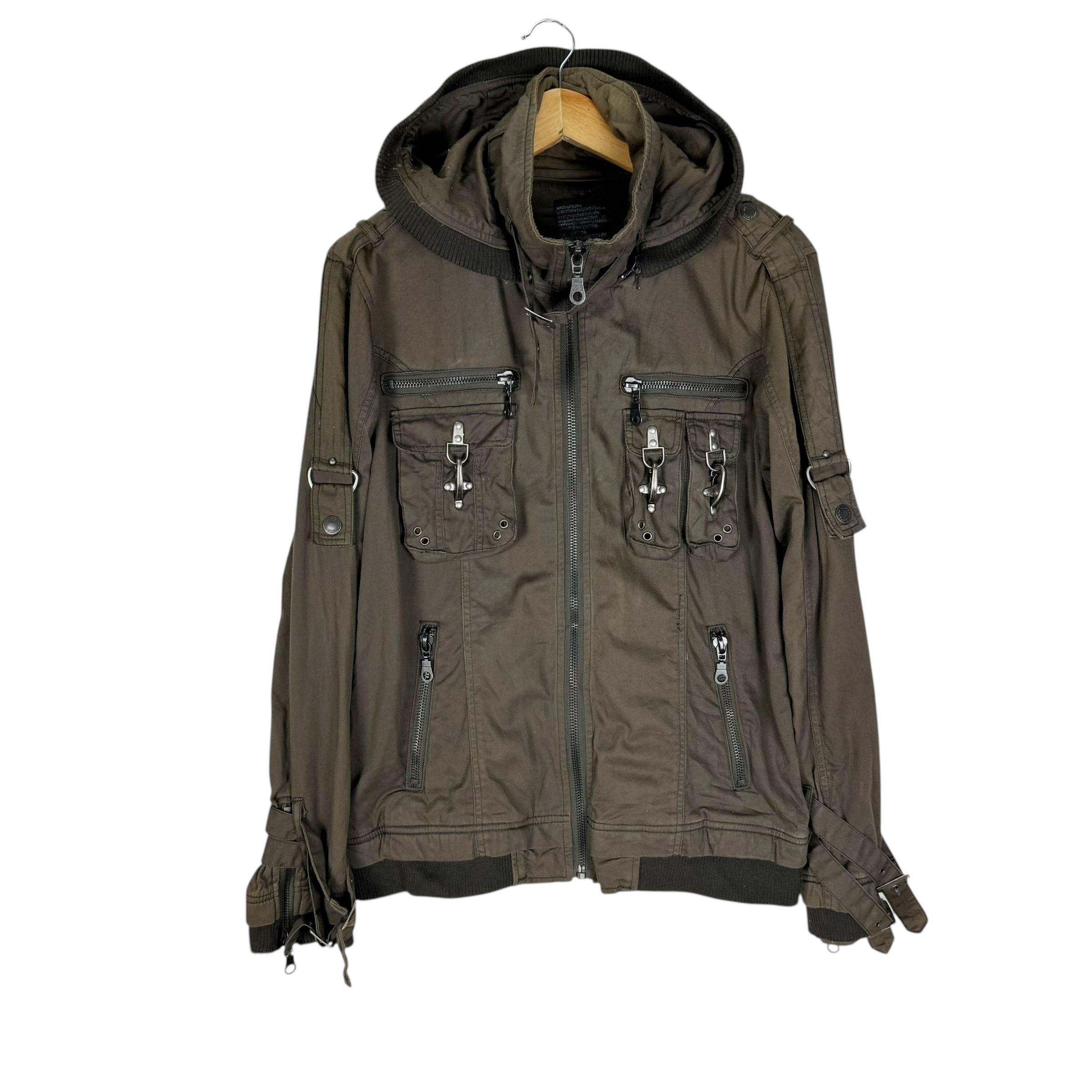 In the Attic Bondage Jacket - Japanese Brand Gothic Punk Hoodie
