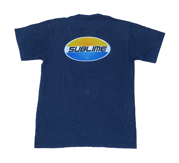 Vintage 90s Sublime T Shirts Spell Out American S… - image 1