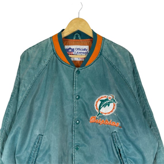 【古着】NFL Miami Dolphins ジャケット M Vintage 1990s Miami Dolphins NFL Football 2-time Super Bowl