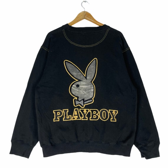 PLAYBOY Sweatshirt Big Bunny Black Colour Sweater… - image 1