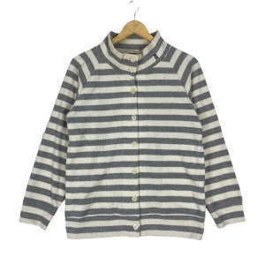 TSUMORI CHISATO Sleep Sweatshirt Striped Overprint Issey Miyake Shirts Japan Designer Longsleve Fashion Size  Medium