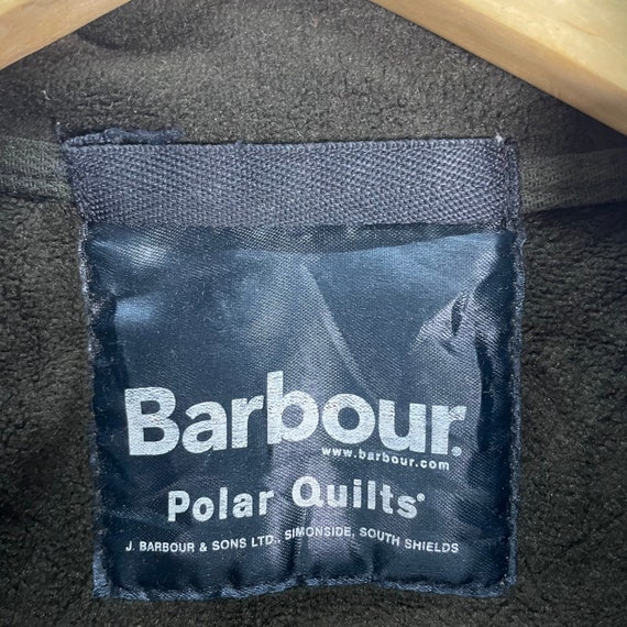 BARBOUR Polar Quilts Guilted Jacket Zipper Down W… - image 10