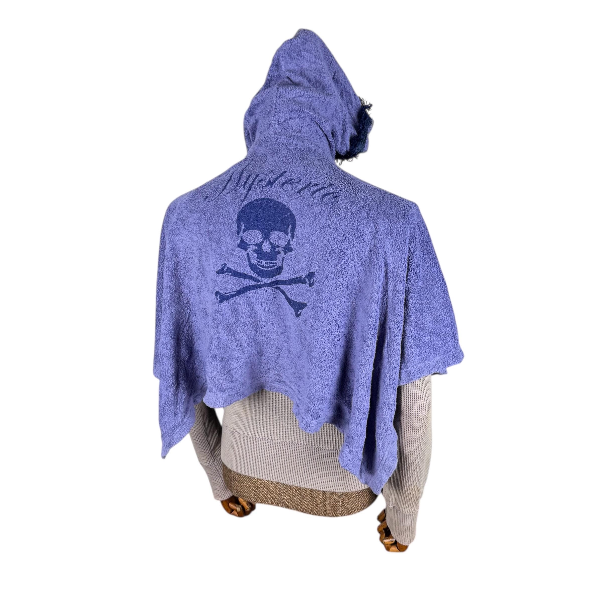 HYSTERIC GLAMOUR Mini Hoodie Poncho Purple Colour - Size S - Etsy