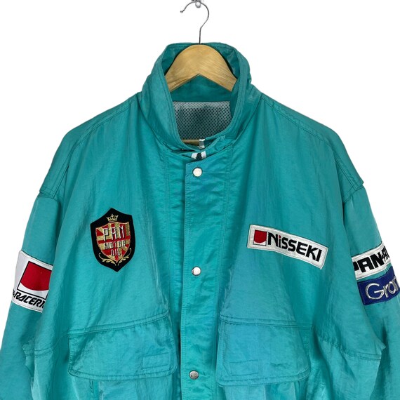 Retro Racing Jacket Letterman Baseball Bomber Varsity Jacket
