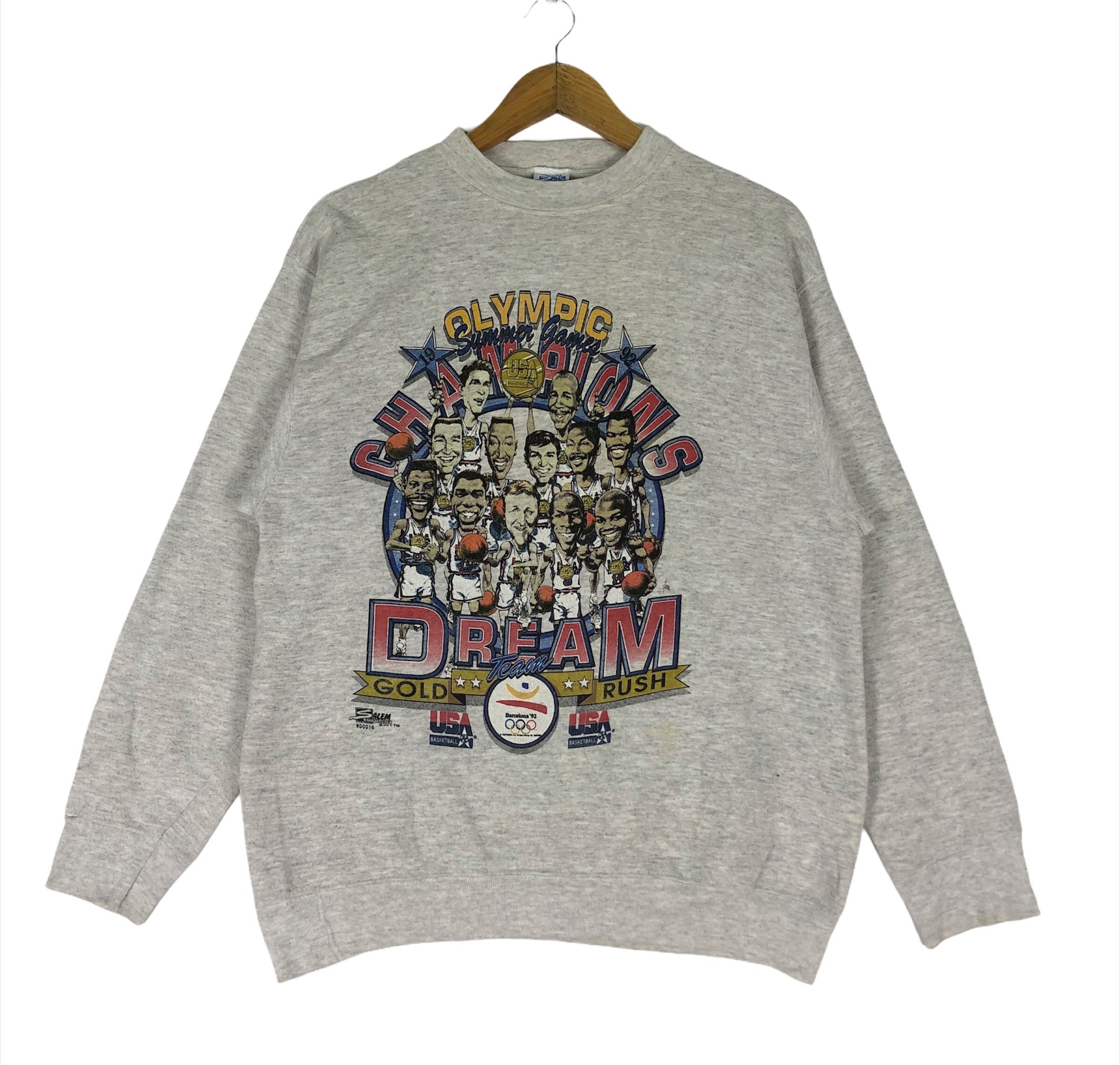 Vintage 90s Olympic USA Basketball Sweatshirt, Barcelona 1992 - Etsy