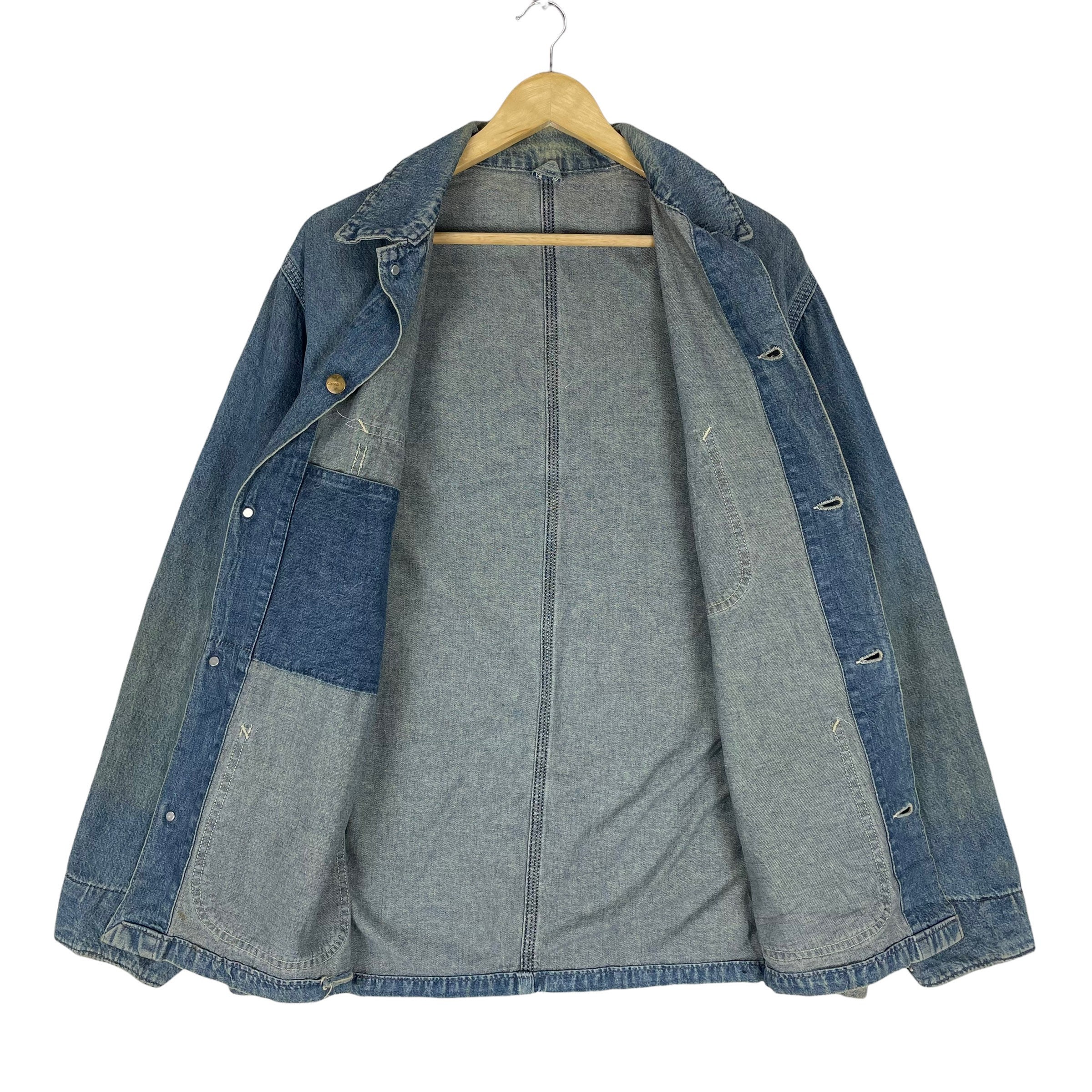 ジャケット・アウター 90s carhartt Denim chore coat BLUE 90s carhartt DENIM CHORE COAT MADE IN USA 🇺🇸 Si