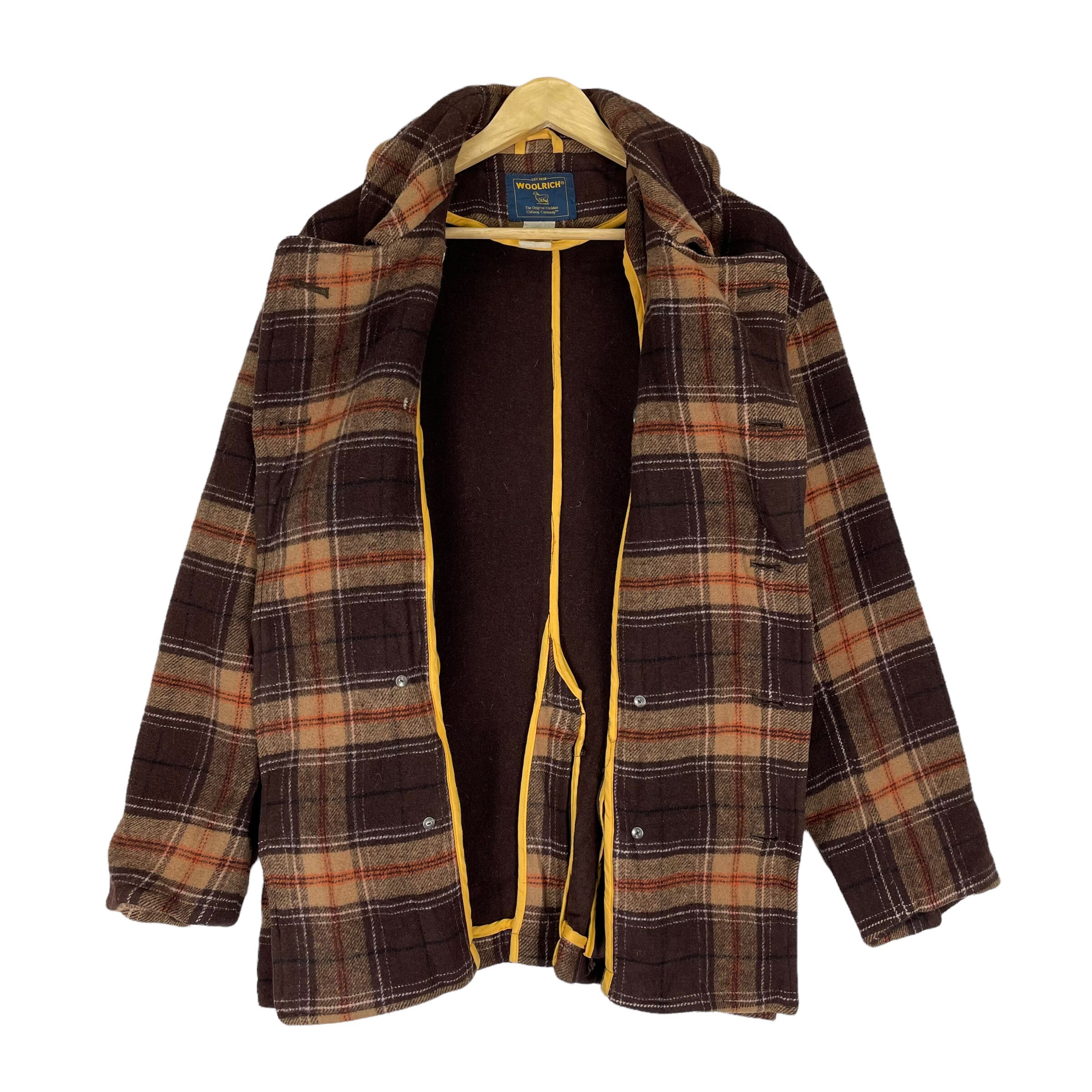 【送料&関税込】Woolrich Double-breasted Jacket WOOLRICH Women's 100% Wool Vintage Navy Double Breasted