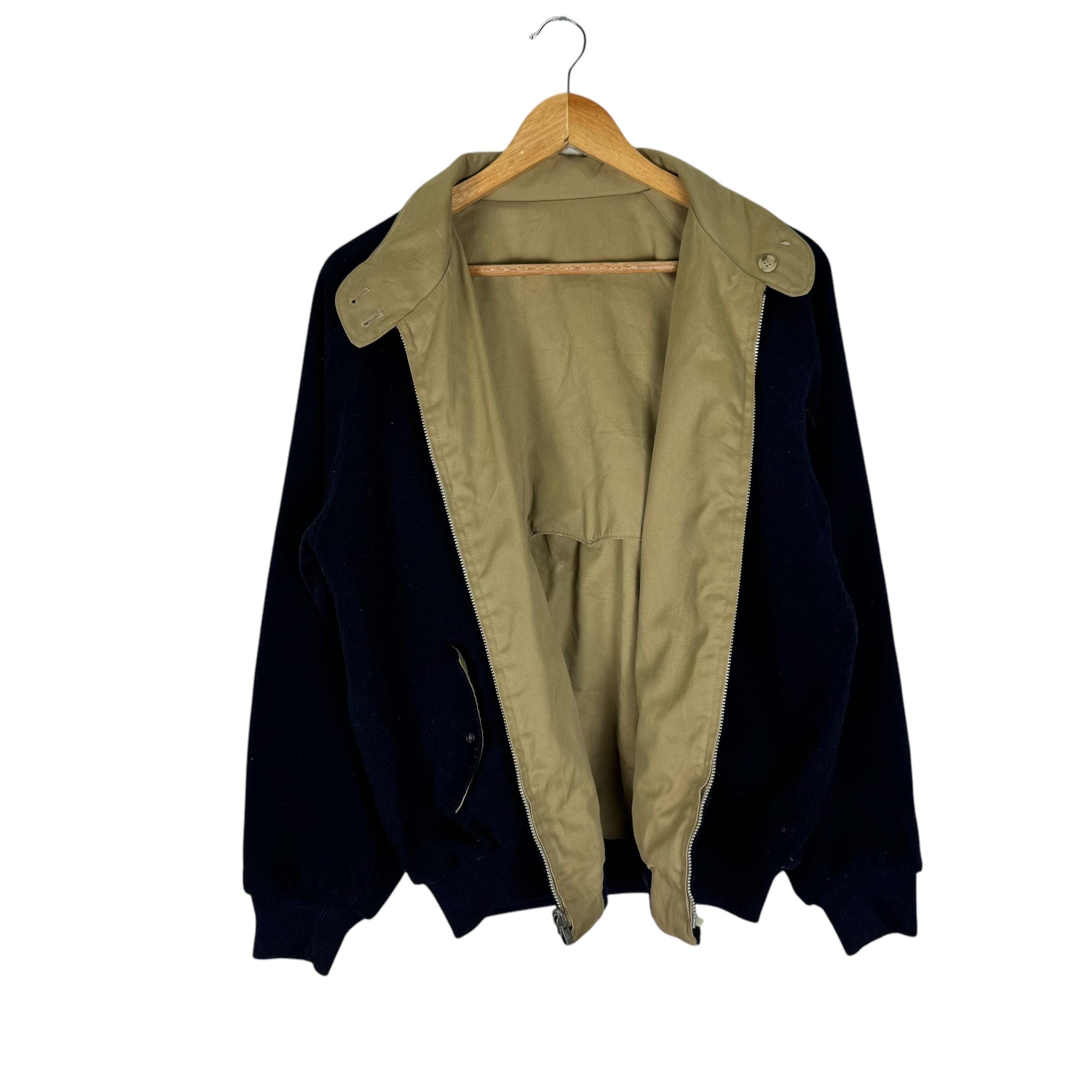 Sugar Cane Toyo Enterprise Reversible Bomber Zipper Jacket Navy