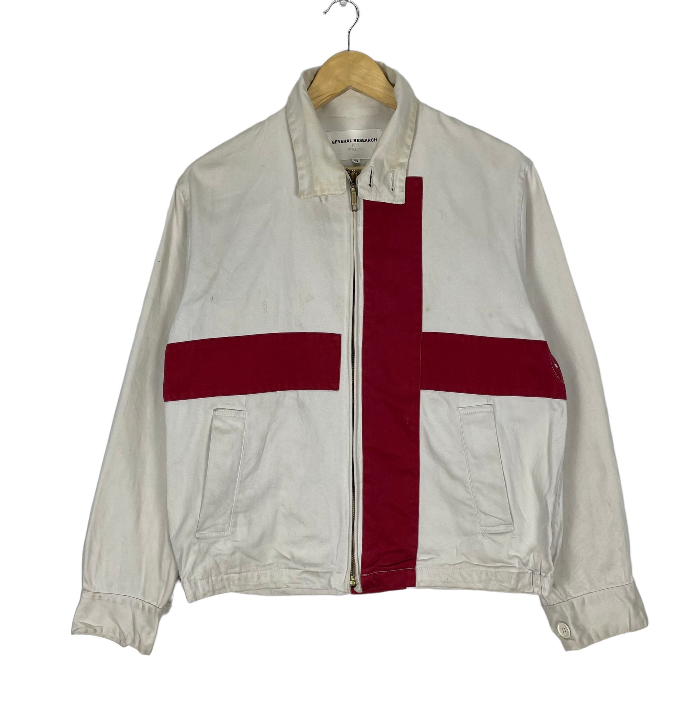 90s General Research AW1998 Style 294 England Flag Button 90s General Research AW1998 Style 294 England Flag Button