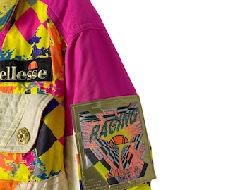 Vintage 90s Ellesse Ski Jacket: Goldwin Competition Racing, Multi