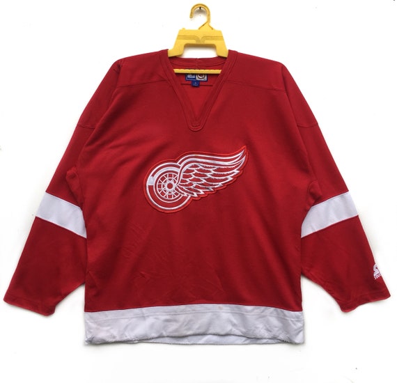 vintage detroit red wings jersey