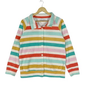 TSUMORI CHISATO Sleep Stripped Colour Issey Miyake Hoodie Button Up Long Sleeve Jacket Fashion With Pants