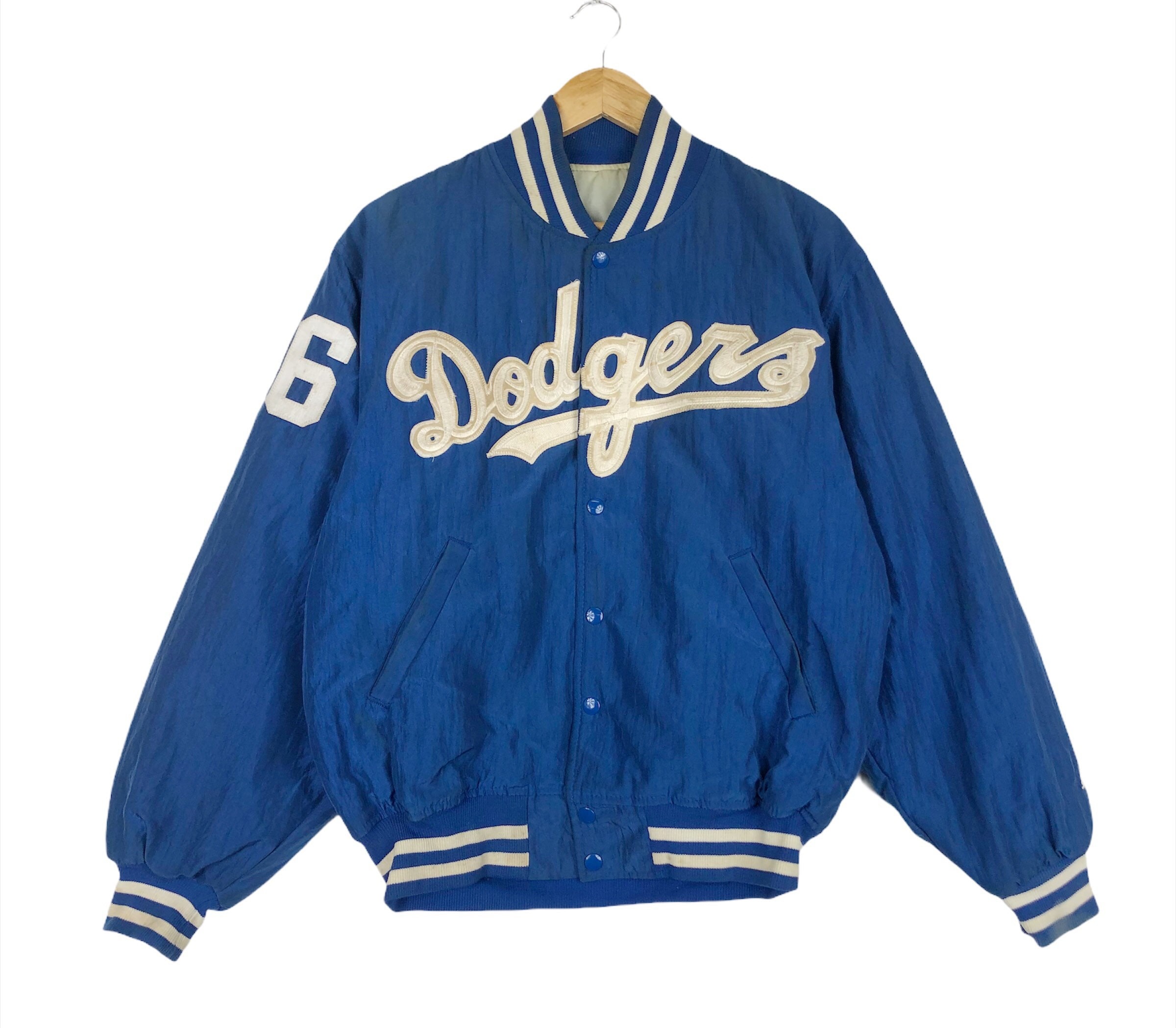 Vintage 90s La Dodgers Starter Varsity Jacket MLB Major League Baseball Nomo Sweater