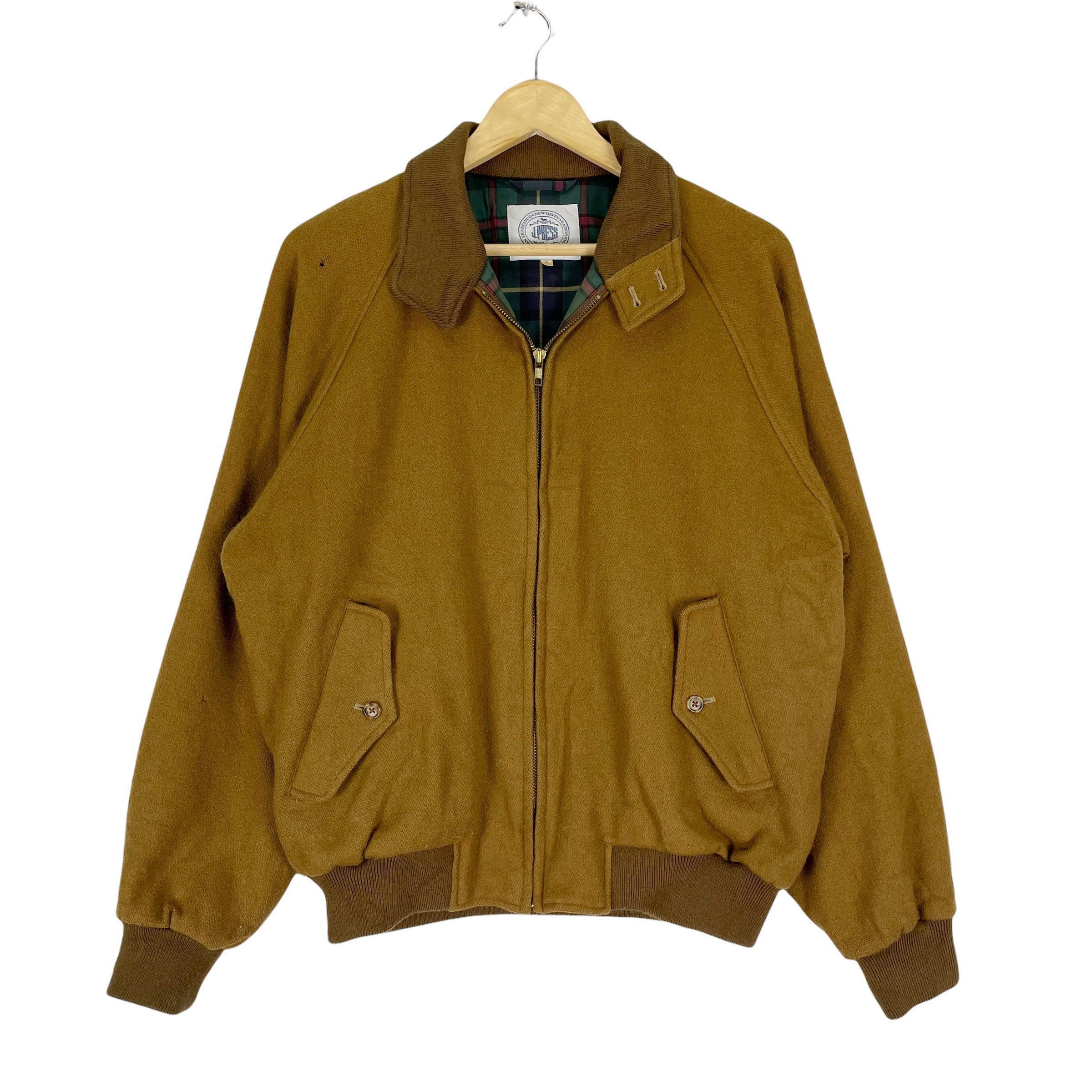 公式通販 - 人気アイテム多数 short J.PRESS 90s wool jacket Harrington ジャケット・アウター