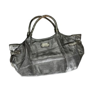 Kate Spade Kunstleder Handtasche Silber Farbe Umhängetasche