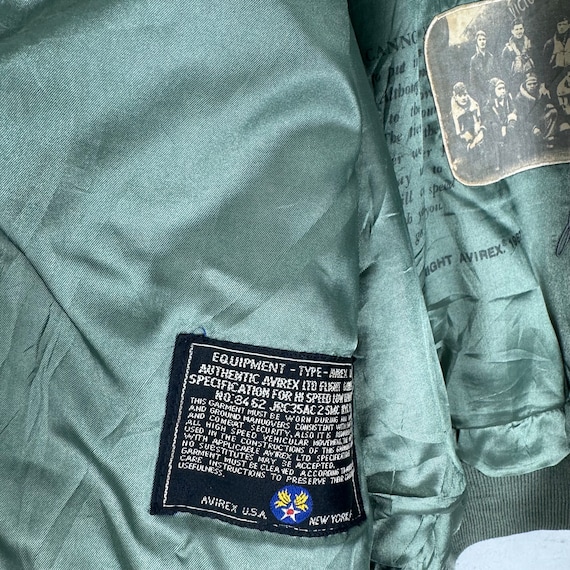 Vintage AVIREX B-15 Bomber Jacket - Leather Collar, Nylon Flight