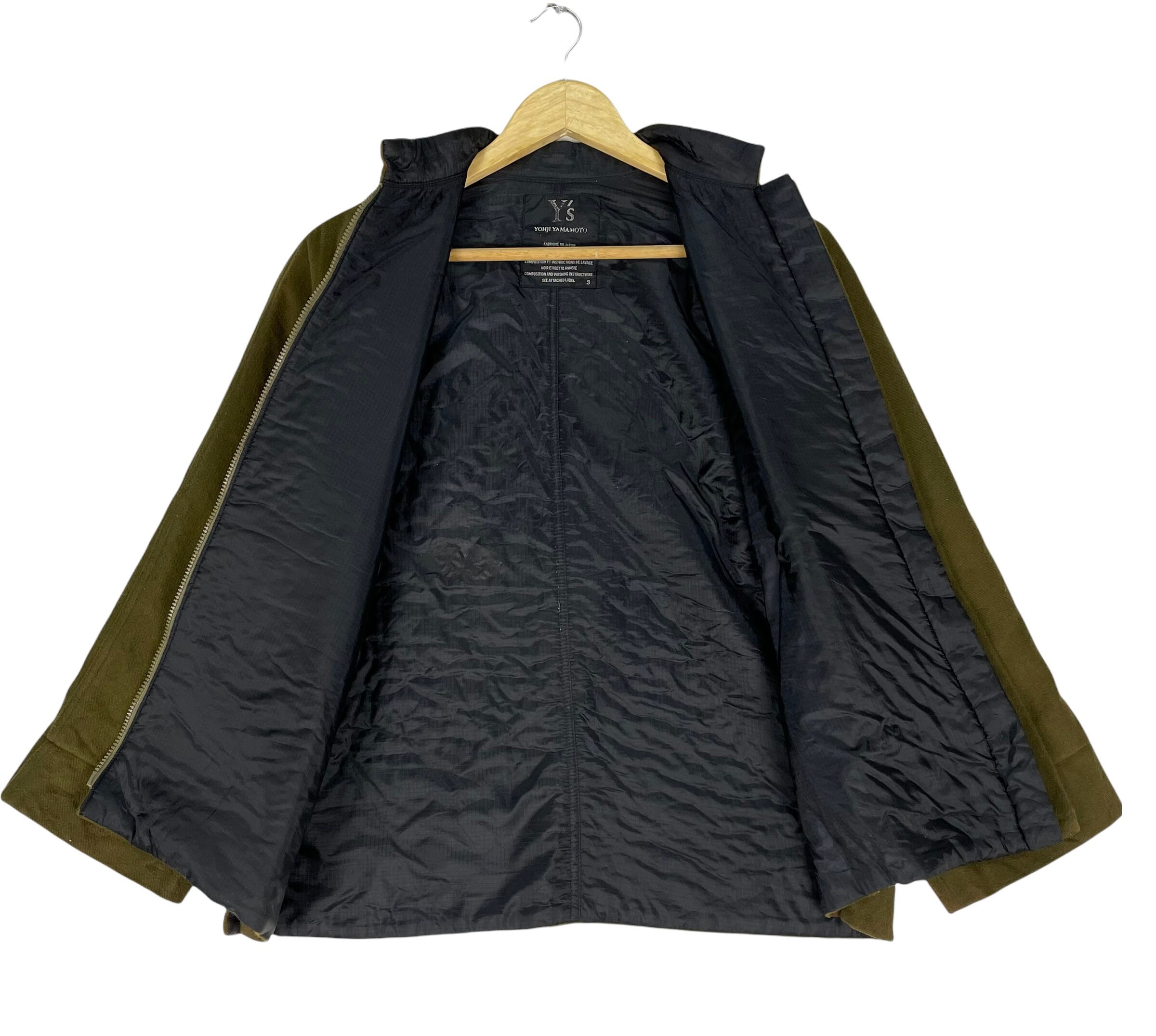 Vintage 90s Yohji Yamamoto Reversible Zipper Jacket Y'S Women