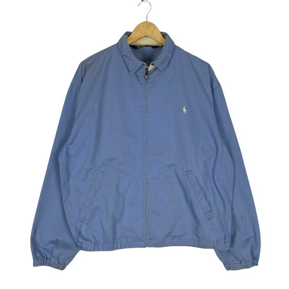 Vintage 90s POLO Ralph Lauren RL Herrington Blue Colour Zip Vintage 90s POLO Ralph Lauren RL Herrington Blue Colour Zip