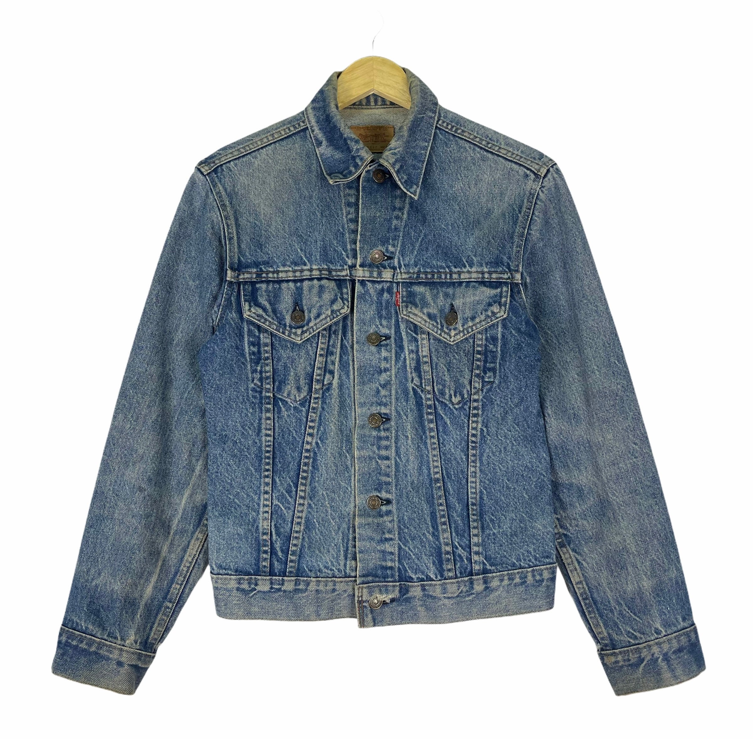 Vintage 90s LEVI'S Trucker Type 3 Denim Jacket Distressed Jeans