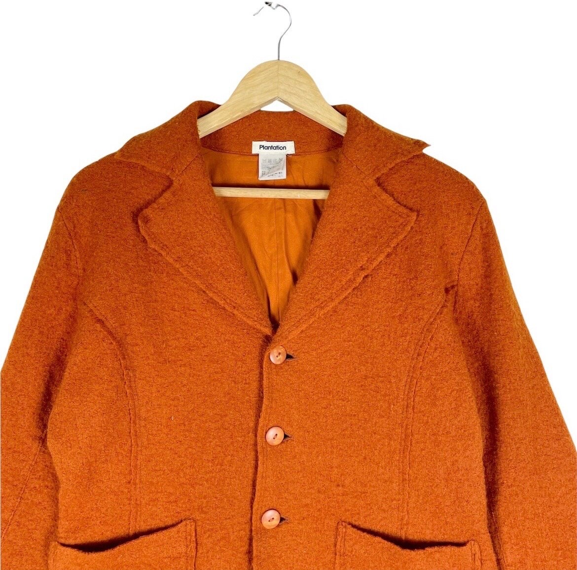 Plantation ISSEY MIYAKE 90s メタルボタンセットアップ Vintage 90s Plantation Issey Miyake Wool Jacket - Size Medium
