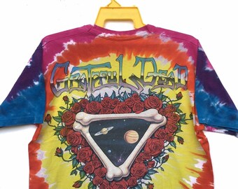 Vintage 90s Grateful Dead Tshirt 1992 Space Your Face Rock Band