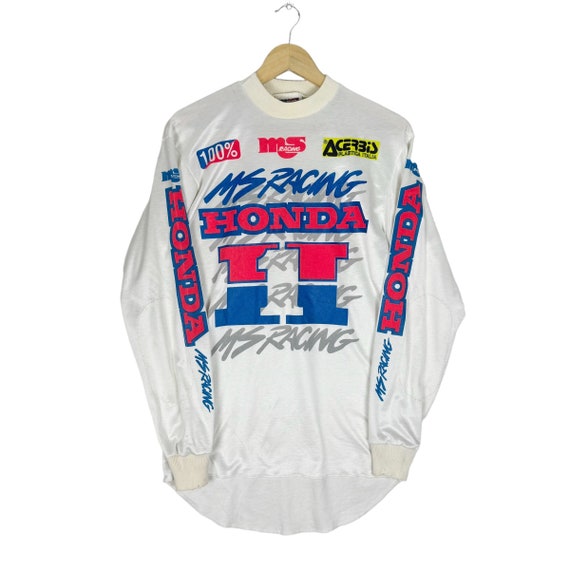 当時物　HONDA ビンテージ　モトクロス　ジャージ　美品　M Yahoo!オークション -「ホンダ モトクロス ジャージ」の落札相場