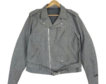 Bathing Ape Wool Windstopper Jacket: Double Collar, Grey, Medium