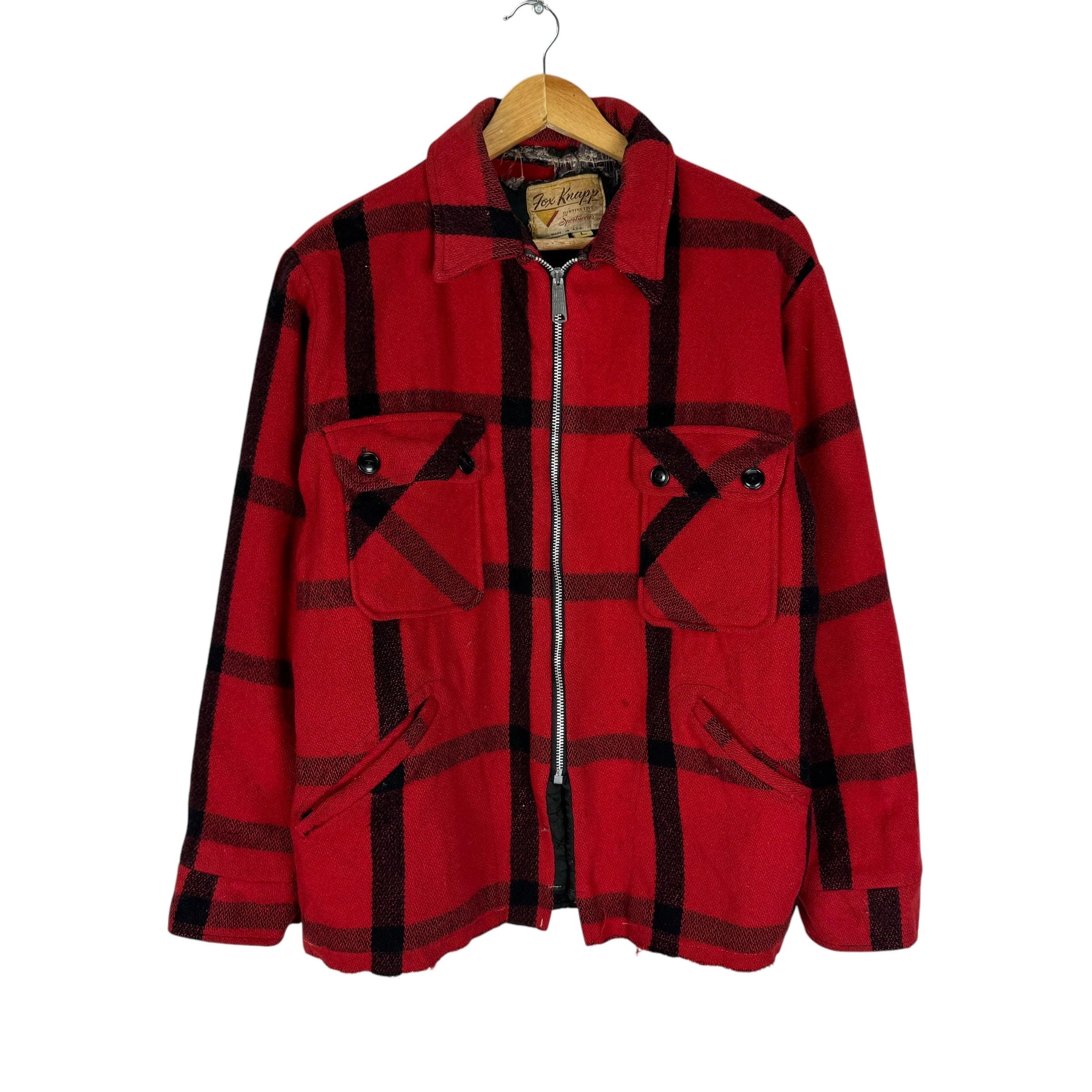 Fox Knapp Wool Shirt - Etsy