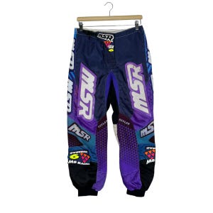 Vintage 90s Msr Motorcross Racewear Racing Team Pants - Etsy