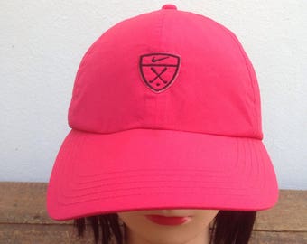 Nike Golf Cap Pink Color Adjustable 