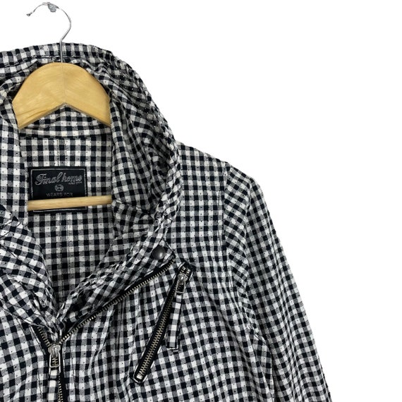 90s FINAL HOME Issey Miyake Jacket Zipper Plaids … - image 3