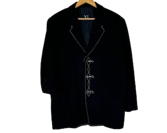 Blazer de lana Yohji Yamamoto Y's - Diseñador japonés, color negro, talla mediana