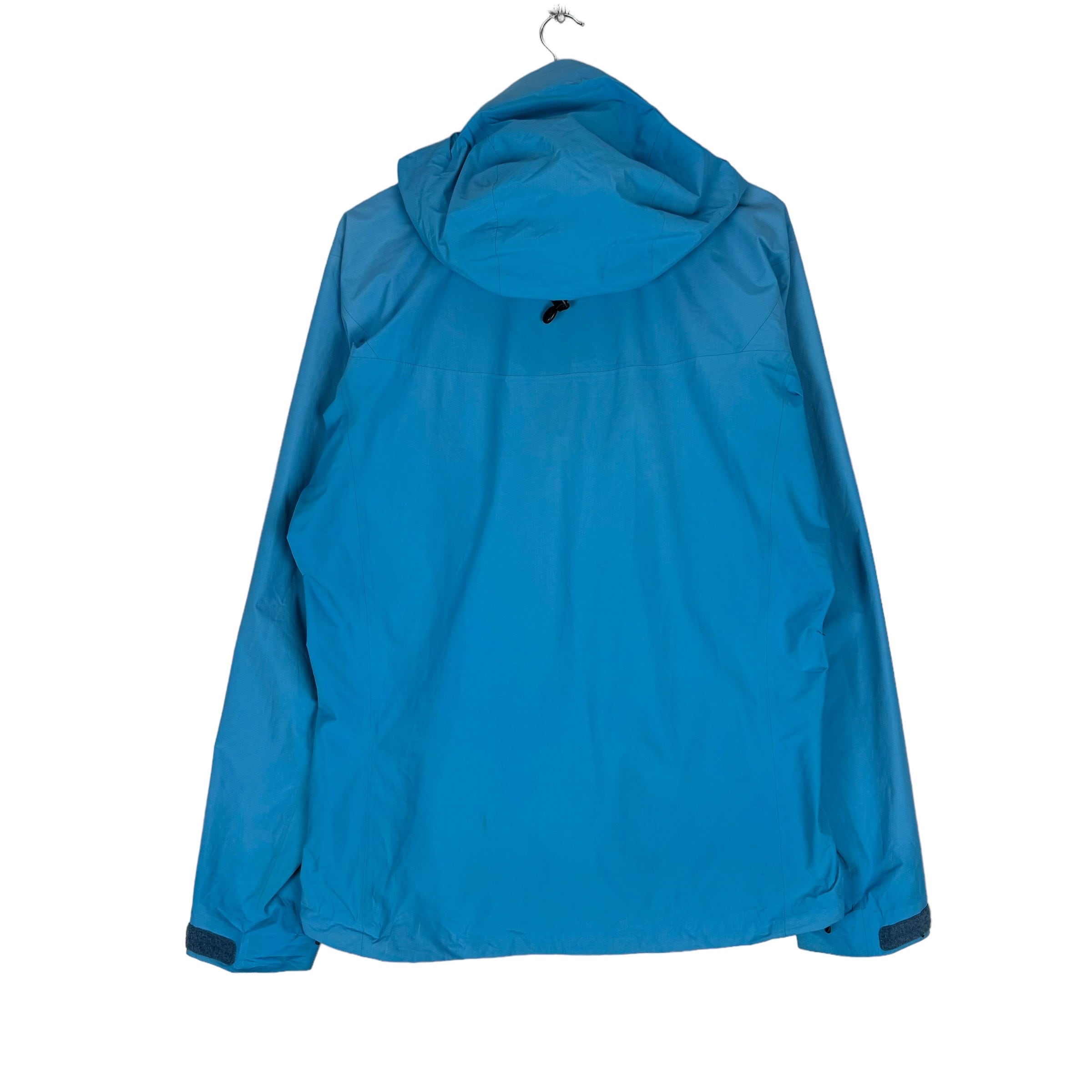 Arcteryx Goretex Hoodie Windbreaker Zipper Jacket Blue Colour Size