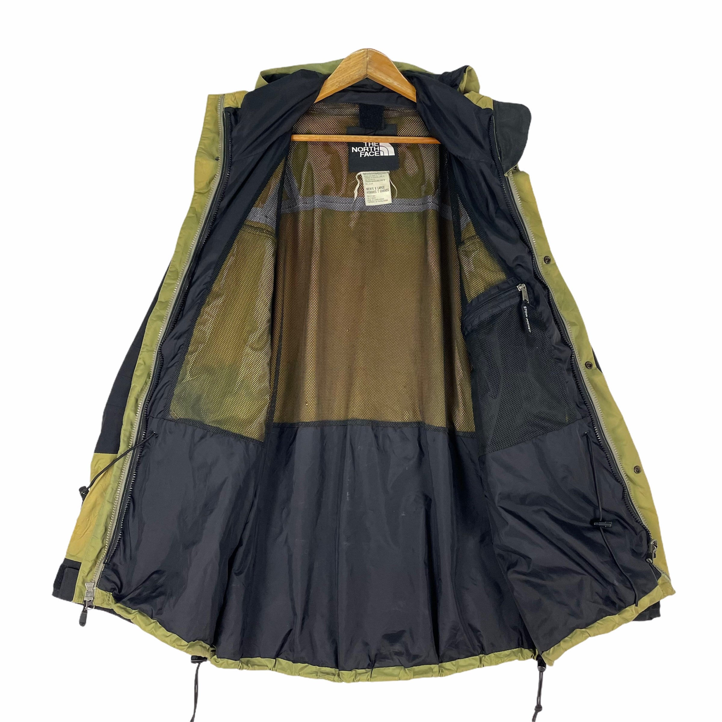 The North Face Gore Tex Jacket Acid Wash Hoodie Windbreaker Zip