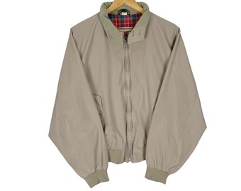 Vintage 70s Baracuta G9 Harrington Jacket: England Brown Cotton