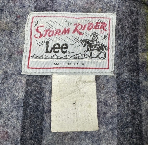 Vintage 90s Lee Storm Rider Trucker Workwear Cowb… - image 10