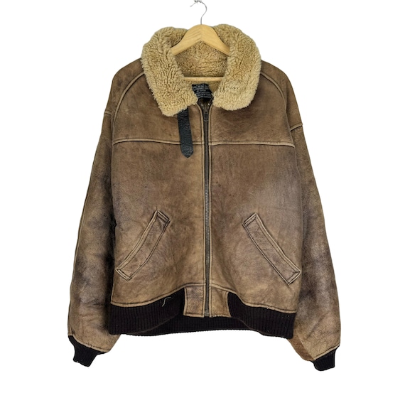 Vintage Avirex B6 Flight Bomber Jacket: 80s US Army Air