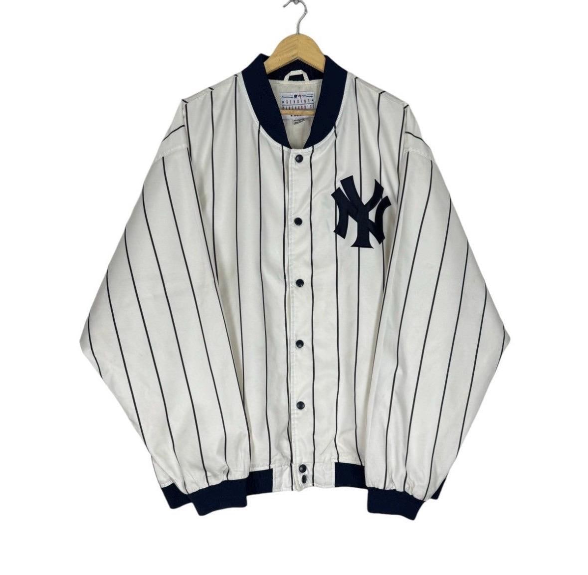 Vintage 90s New York Yankees Puma Varsity Jacket - MLB