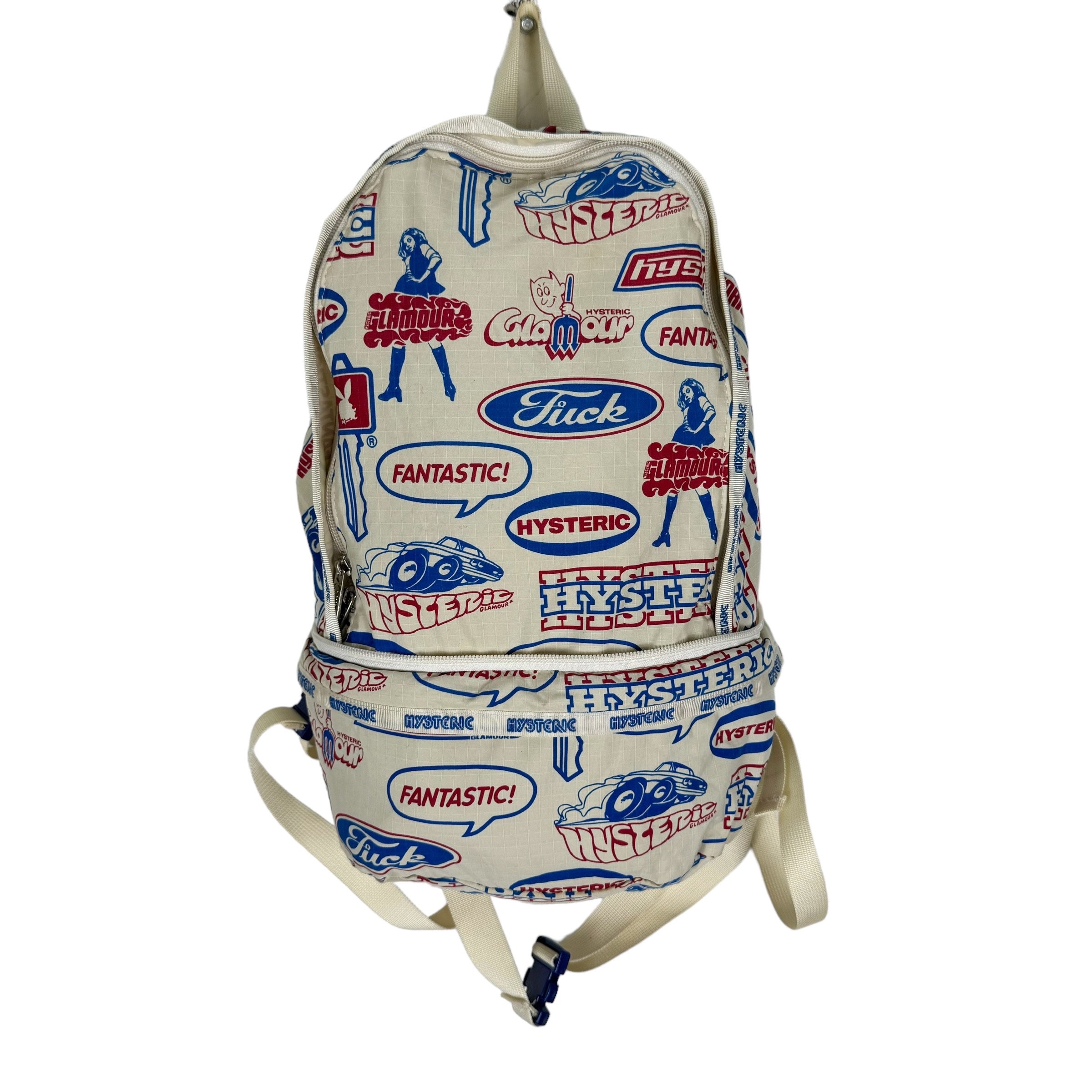 Hysteric Glamour 2 Way Mini Bagpack / Waist Bag Over Print Hysteric Glamour 2 Way Mini Bagpack / Waist Bag Over Print