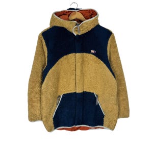 MERCIBEAUCOUP Issey Miyake Is Hoodie Deep Pile Fleece Brown Colour Jacket Size Small