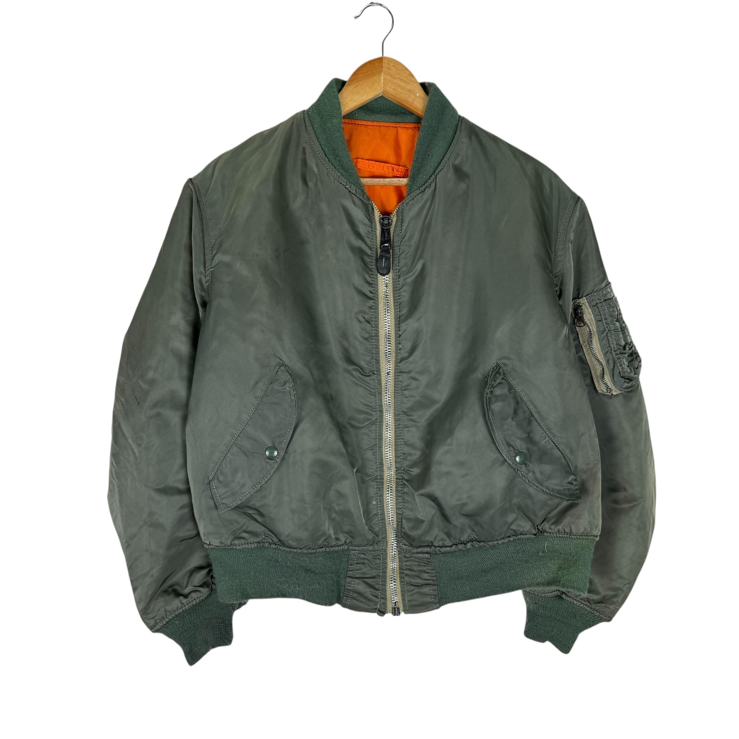 S*ぬ様 90s alpha reversible ma-1 flight jk Vintage 90s ALPHA INDUSTRIES Reversible Flight MA-1 Bomber