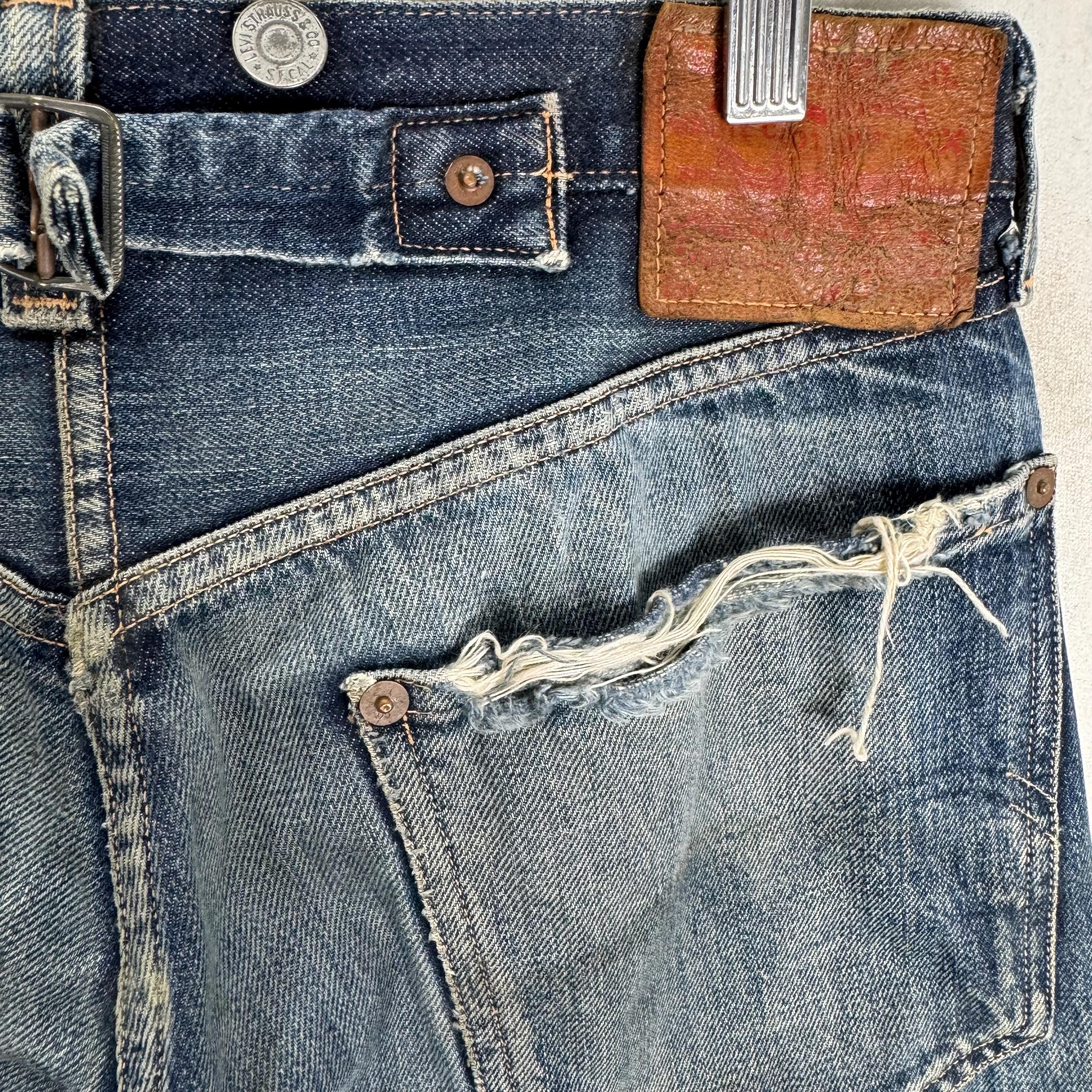 Vintage 80s Levi's 501 XX Distressed Denim Jeans - Size 30 - Etsy