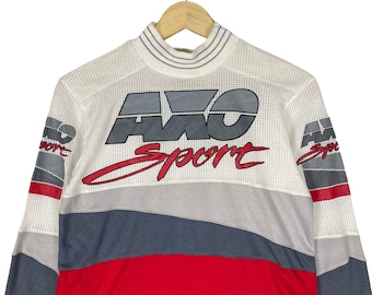 ナ*オ様 AXO SPORT バイク用シャツ Lサイズ Vintage 90s Axo Sport BMX Motocross Long Sleeve Women Racing