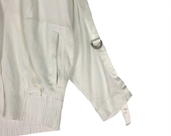 Buy HELMUT LANG Women Rayon Fashion Jacket White Colour Size 
