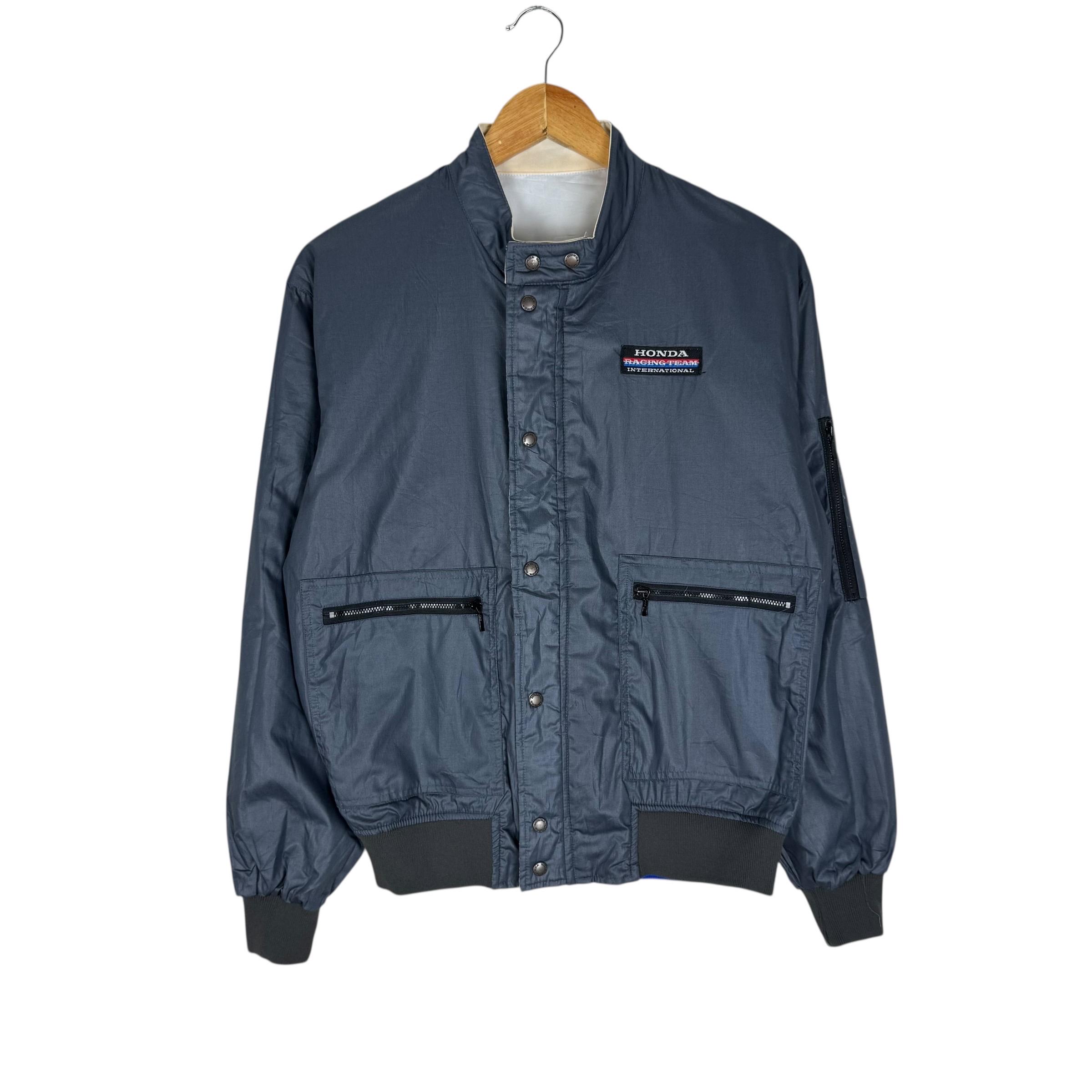 Vintage 80s Honda Racing Team Reversible Jacket (size L, Fits M